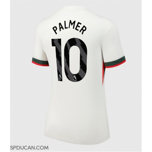 Zenski Nogometni Dres Chelsea Cole Palmer #10 Gostujuci 2025-26 Kratak Rukav